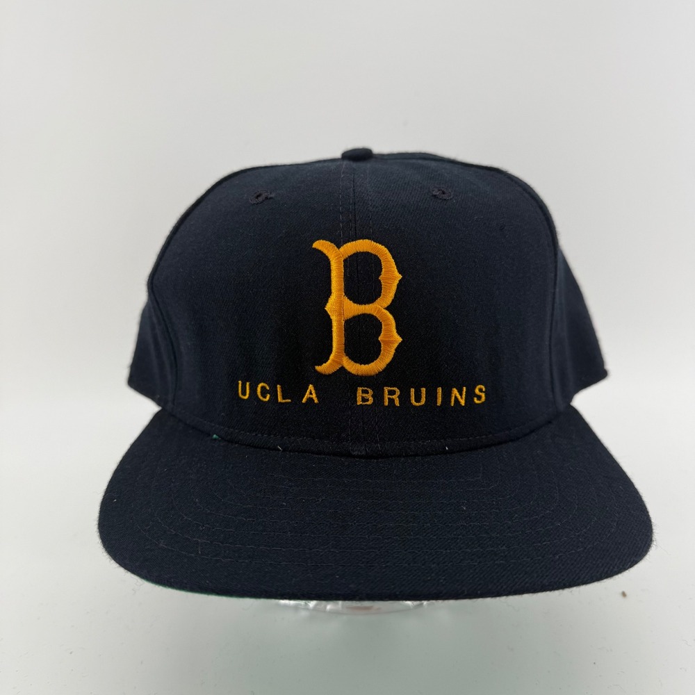 Vintage UCLA Bruins Baseball Cap Mens Navy New Era Pro Model Snapback Hat USA